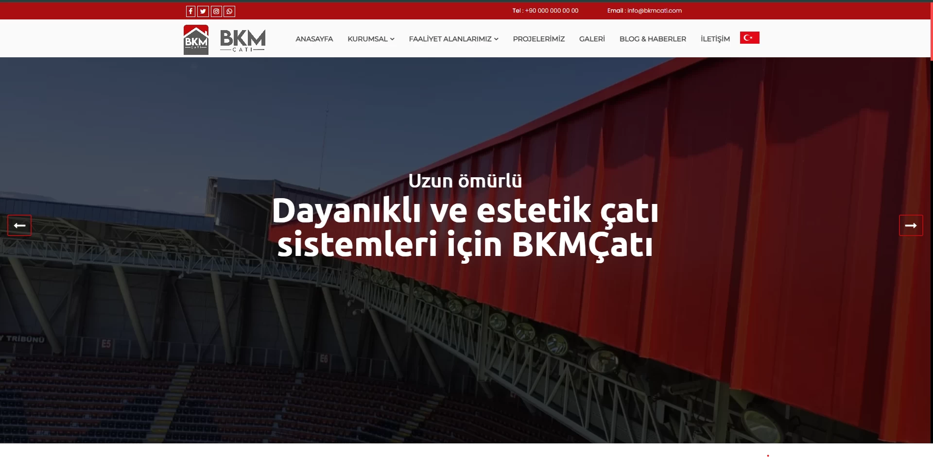 Bkm-Çatı web sitemiz yenilendi